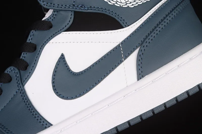 All categories Air Jordan Jordan series basketball shoes Air Jordan 1 Mid Air Jordan 1 Mid "Dark Teal" AJ1 Qiao 1 Qinglan Zhongbang basketball shoes 554724-411